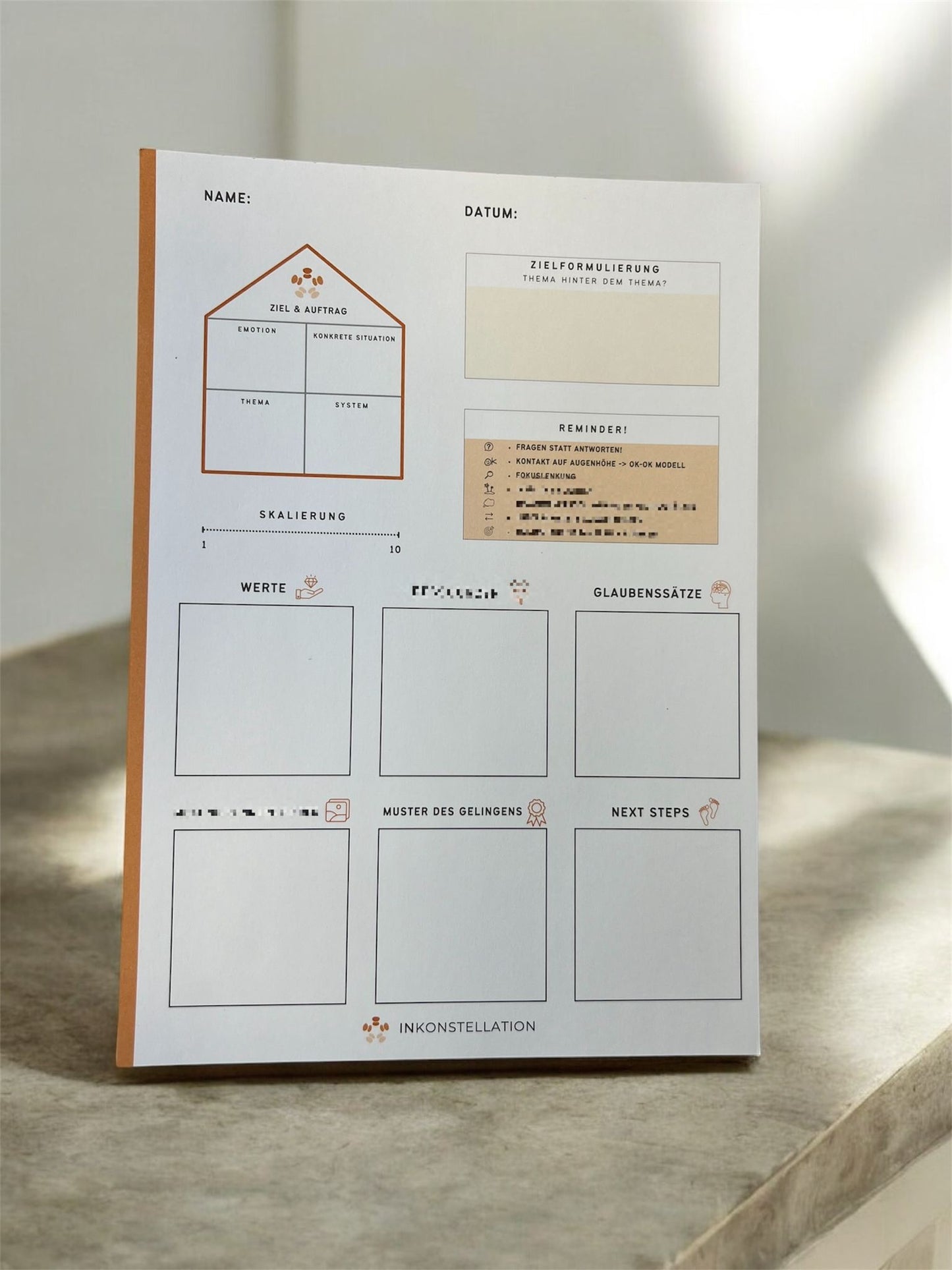 InStruktur - Coachingblock: Strukturiere Deinen Erfolg (AKTION: Kaufe 3, zahle 2)